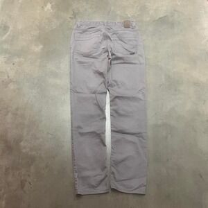 PrAna men's grey slim straight leg hiking canvas‎ pants utility outdoors 32
